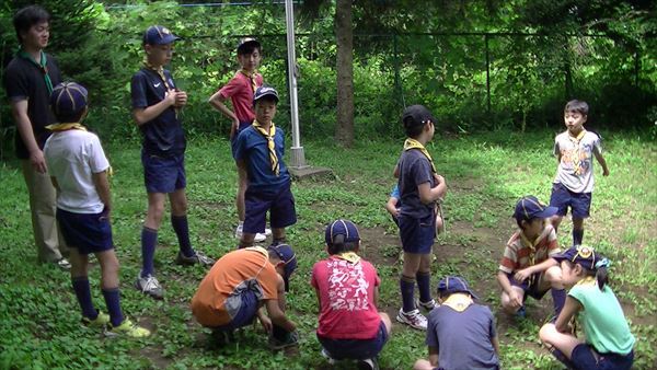 ビーバー隊の通信兵の養成の活動写真