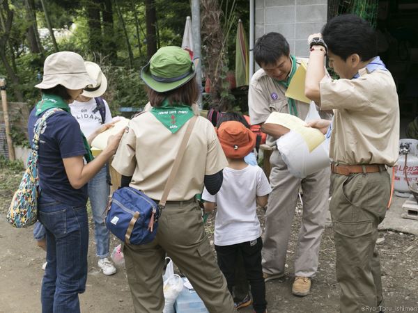 ビーバー隊の通信兵の養成の活動写真