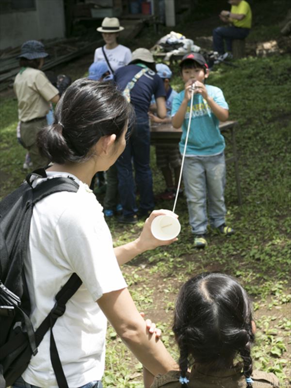 ビーバー隊の通信兵の養成の活動写真