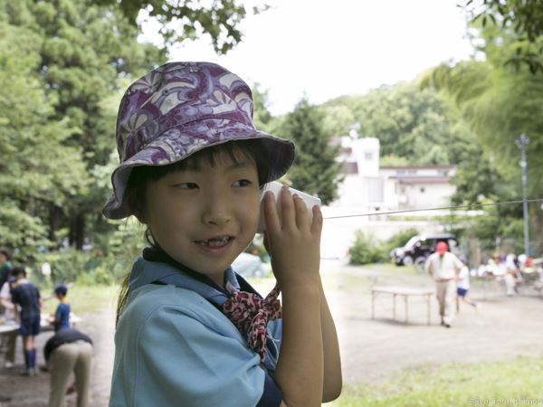 ビーバー隊の通信兵の養成の活動写真