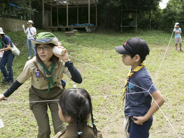 ビーバー隊の通信兵の養成の活動写真