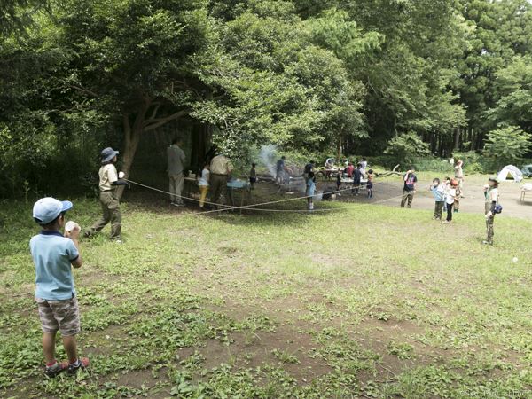 ビーバー隊の通信兵の養成の活動写真