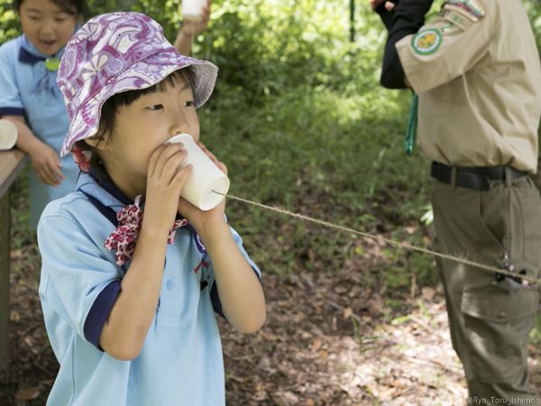 ビーバー隊の通信兵の養成の活動写真