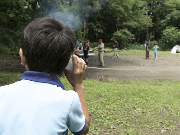 ビーバー隊の通信兵の養成の活動写真