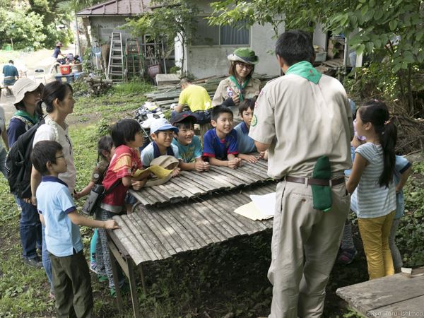 ビーバー隊の通信兵の養成の活動写真