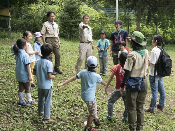 ビーバー隊の通信兵の養成の活動写真