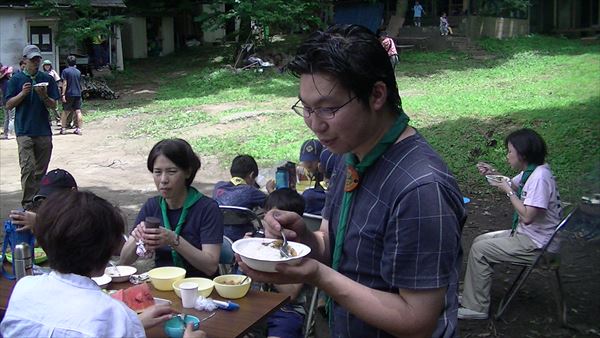 ビーバー隊の通信兵の養成の活動写真