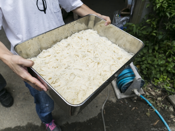 流しそうめん活動写真