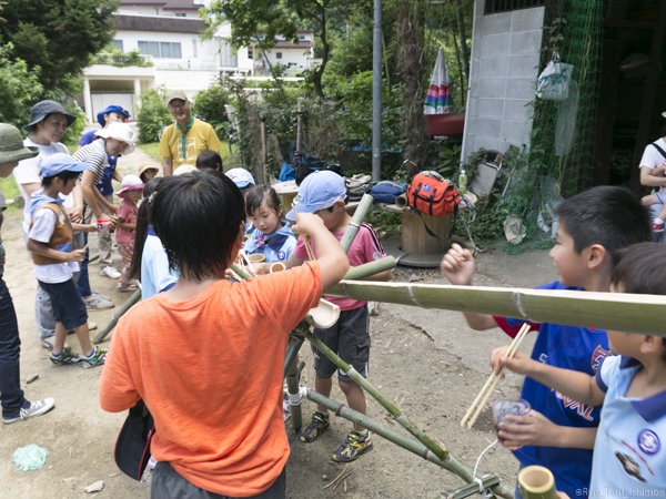 流しそうめん活動写真