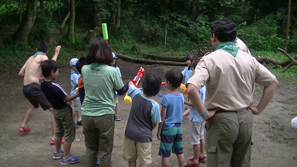 夏プール活動写真