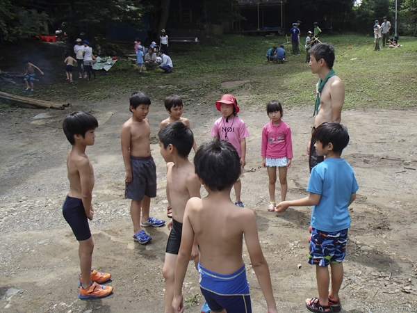 夏プール活動写真