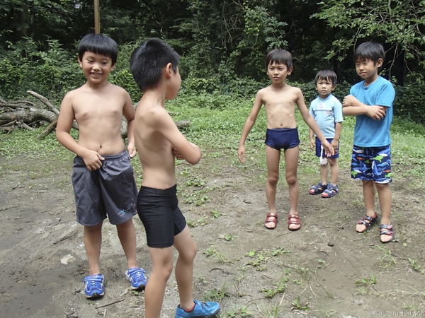 夏プール活動写真