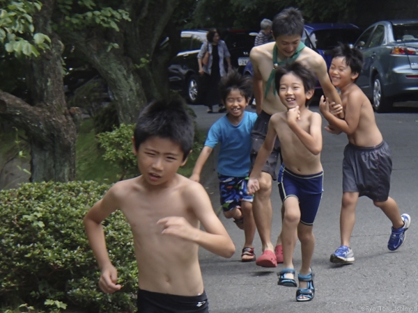 夏プール活動写真