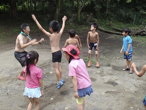 夏プール活動写真