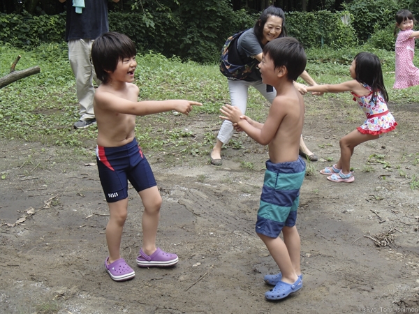 夏プール活動写真