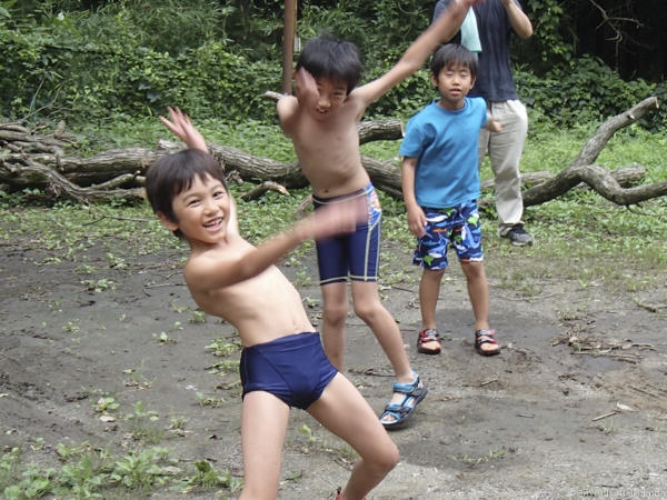 夏プール活動写真