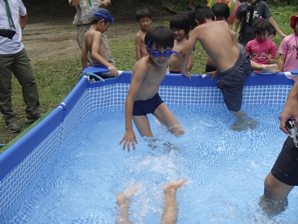 夏プール活動写真