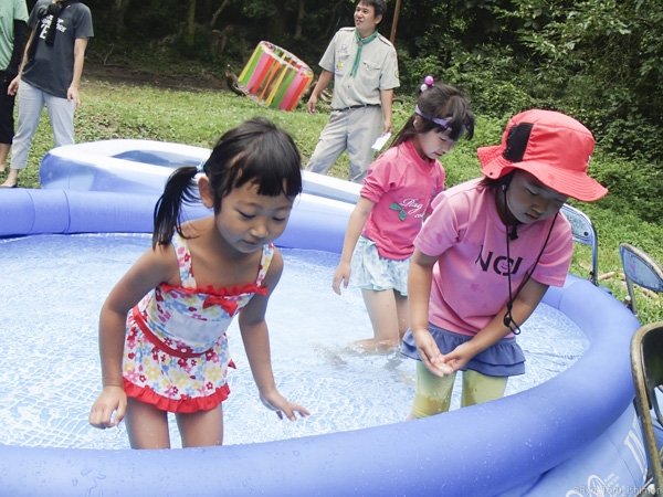 夏プール活動写真