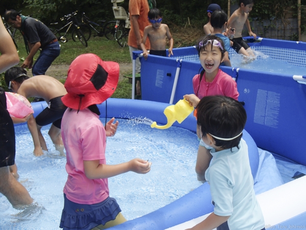 夏プール活動写真