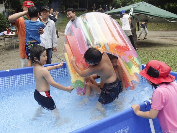 夏プール活動写真