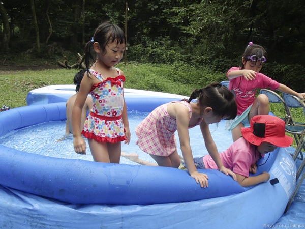 夏プール活動写真