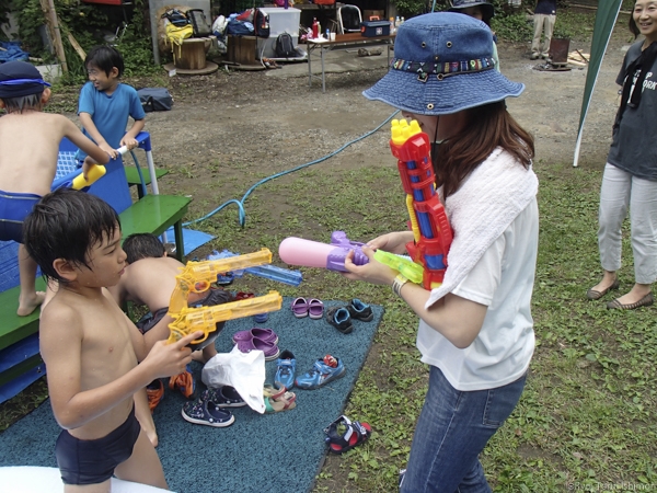 夏プール活動写真