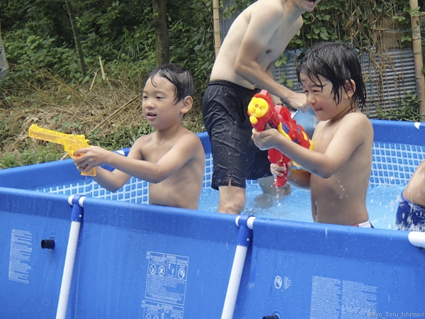 夏プール活動写真