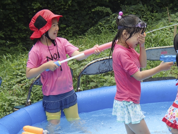 夏プール活動写真