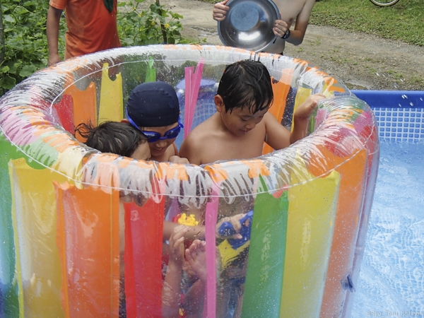 夏プール活動写真