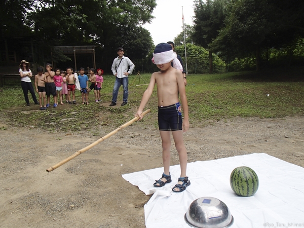 夏プール活動写真