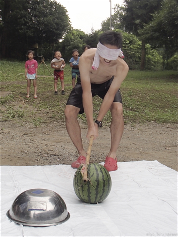 夏プール活動写真