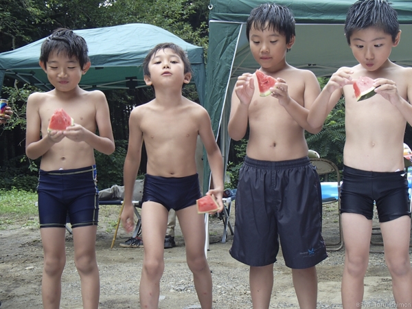 夏プール活動写真