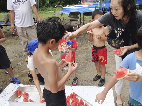 夏プール活動写真