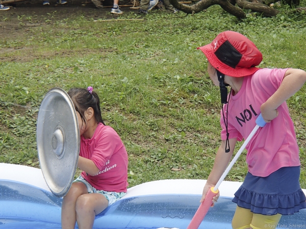 夏プール活動写真