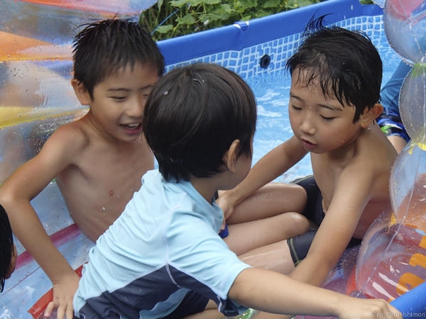 夏プール活動写真