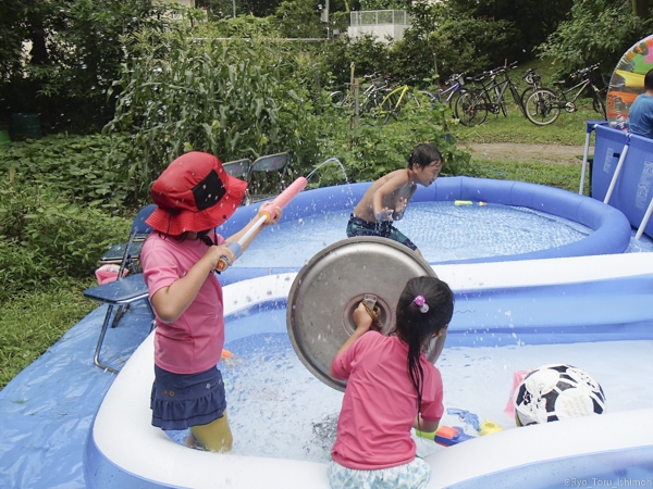 夏プール活動写真