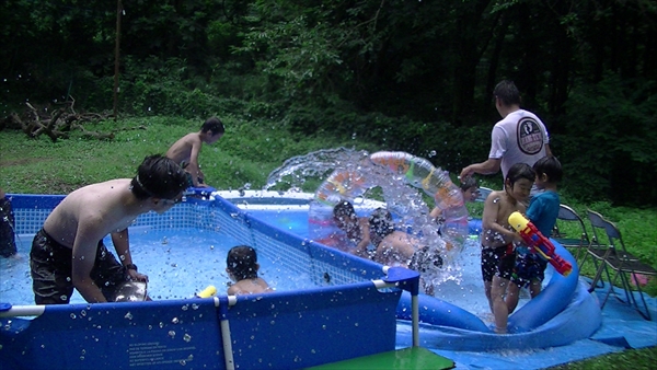 夏プール活動写真