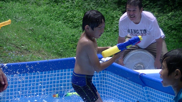 夏プール活動写真