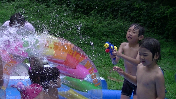 夏プール活動写真