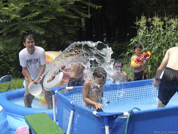 夏プール活動写真