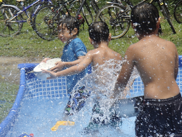 夏プール活動写真