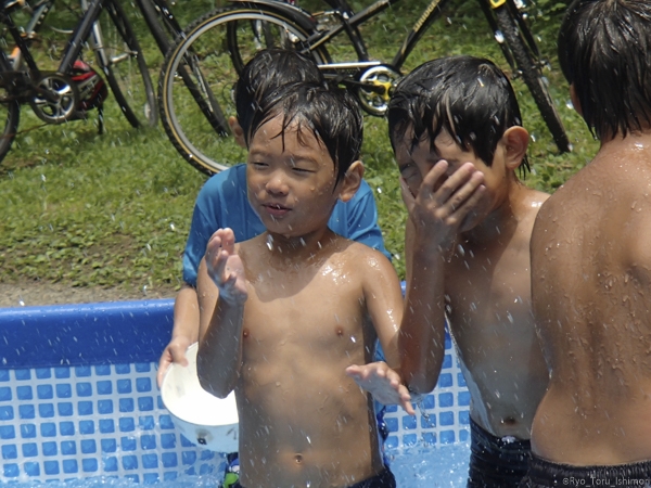 夏プール活動写真