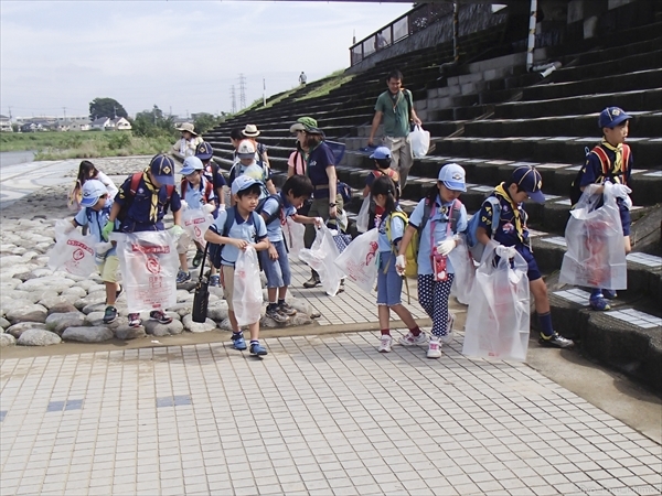 2016年浅川のゴミ拾い