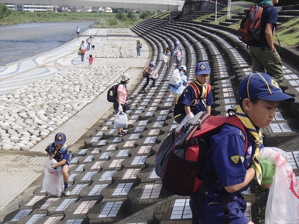 2016年浅川のゴミ拾い