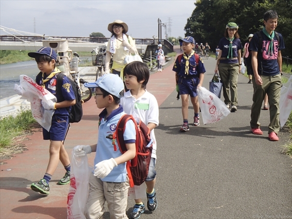 2016年浅川のゴミ拾い