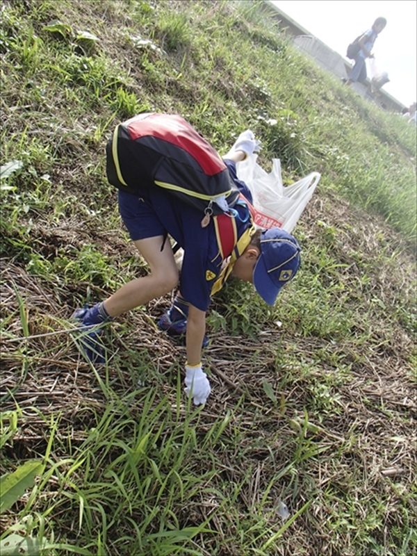 2016年浅川のゴミ拾い