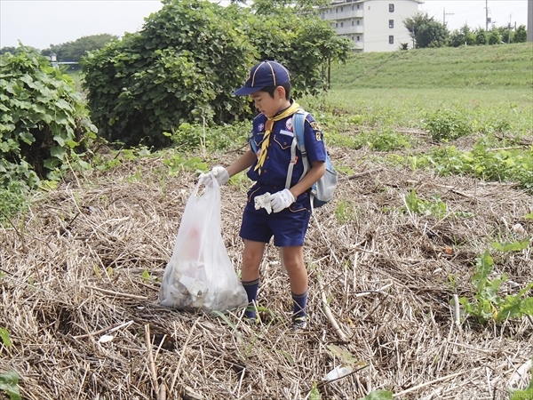 2016年浅川のゴミ拾い