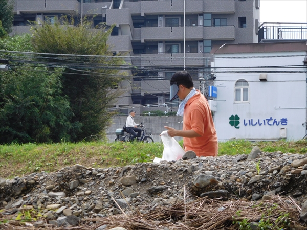 2016年浅川のゴミ拾い