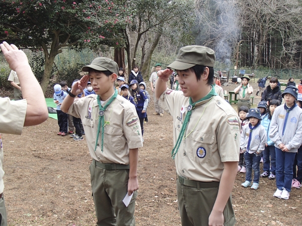 新年恒例の餅つき大会の活動写真