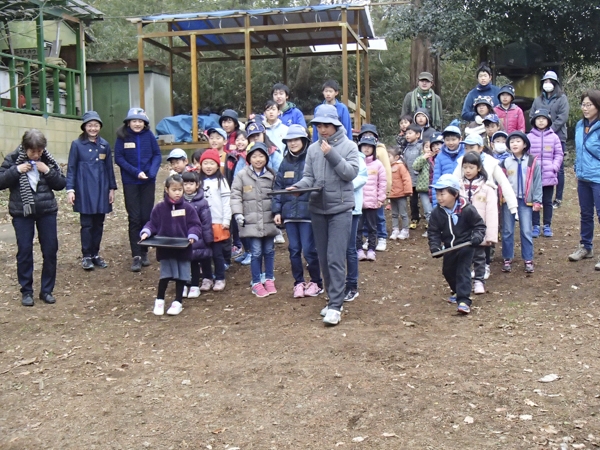 新年恒例の餅つき大会の活動写真